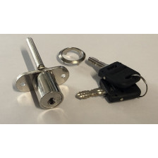 B716 18mm Double Flange Pedestal Lock - Horizontal