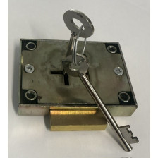 LEW-2802 7 Lever Safe Dead Bolt Lock Right Hand Locking