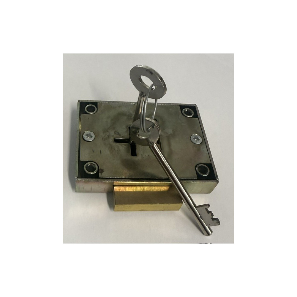 LEW-2802 7 Lever Safe Dead Bolt Lock Right Hand Locking